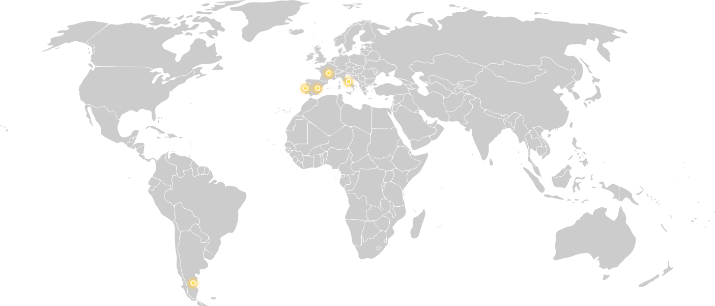 Países donde ha actuado Cía. Artrópodo